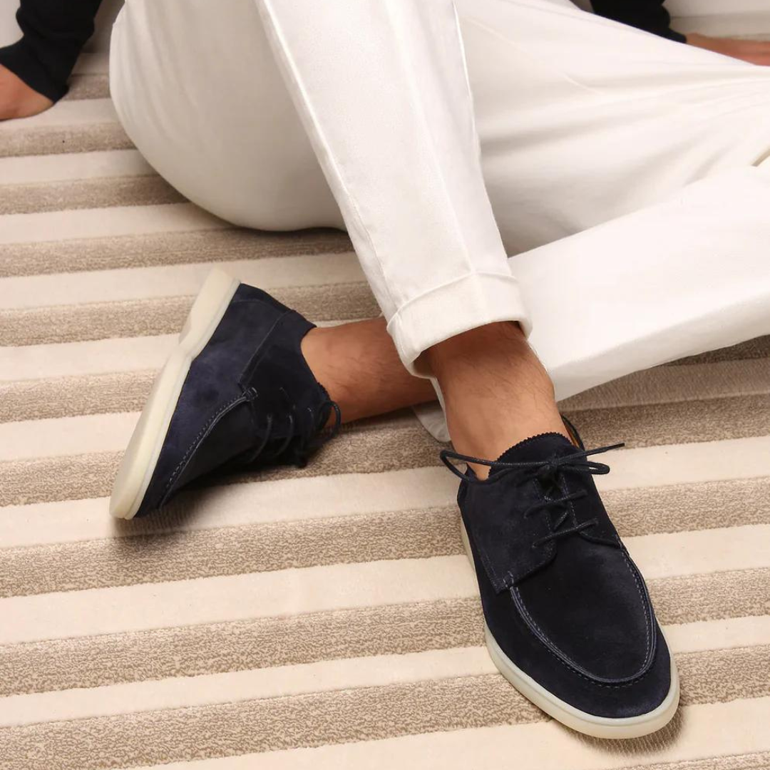 Eleganta herrloafers för businessbruk