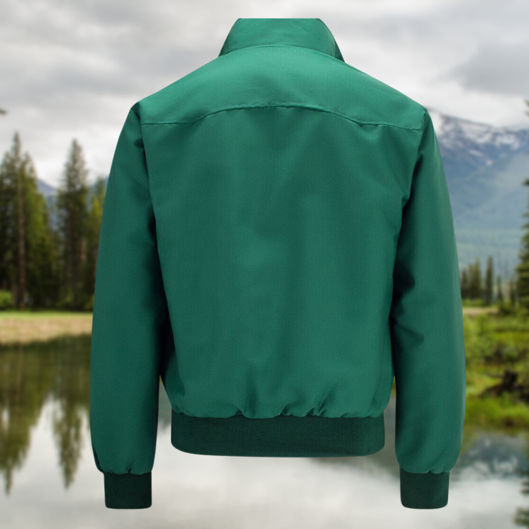 Harringtonjacka för herr Ikonisk design och bekväm passform