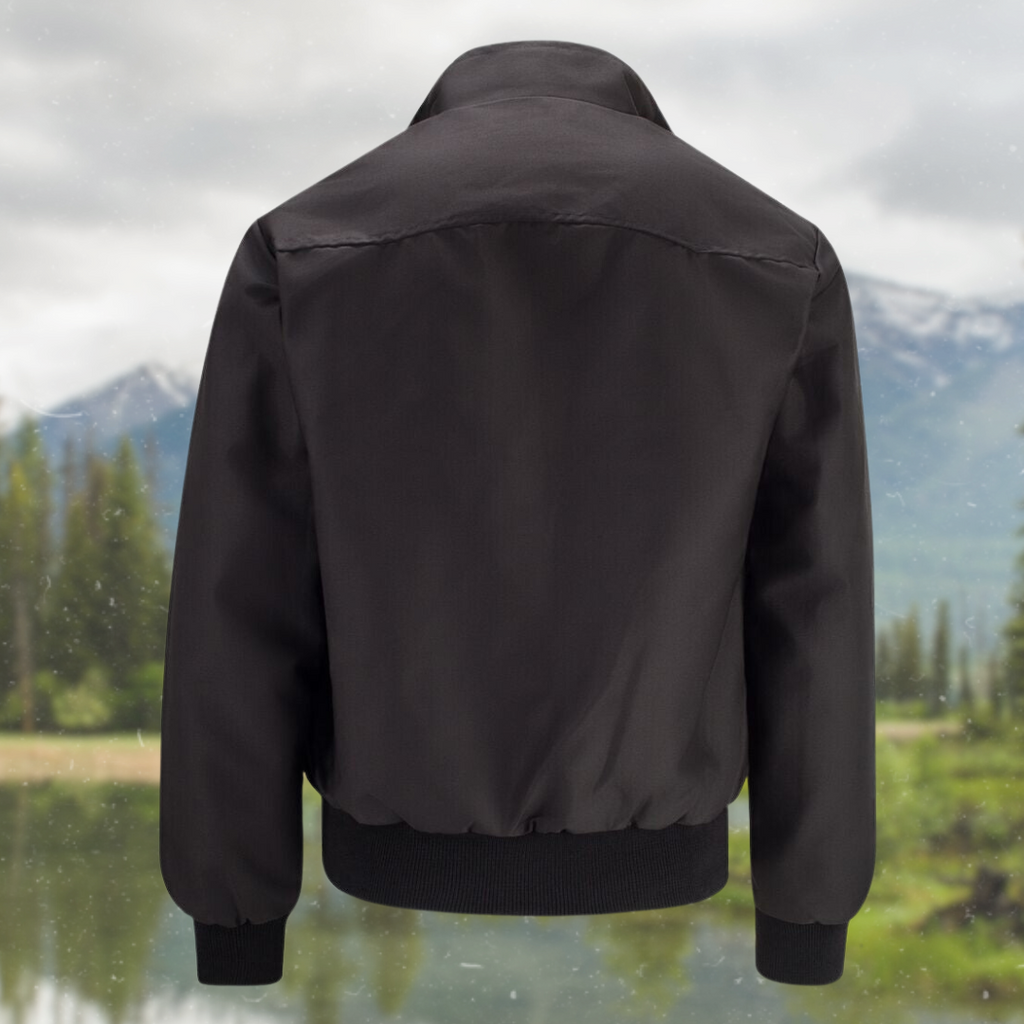 Harringtonjacka för herr Ikonisk design och bekväm passform