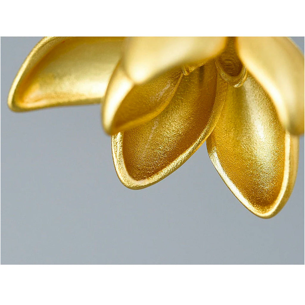 Magnolia blomma dinglar örhänge