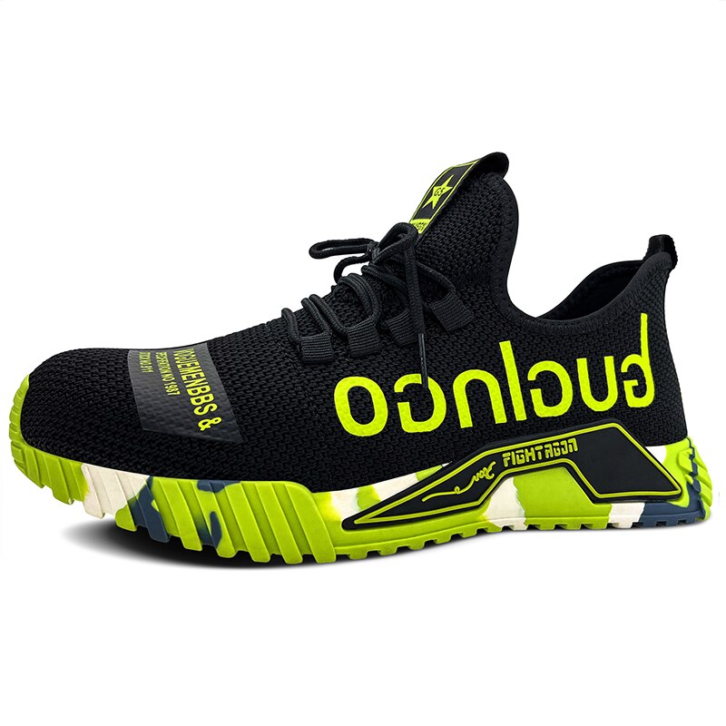 Herrsäkerhetsskor med ståltå