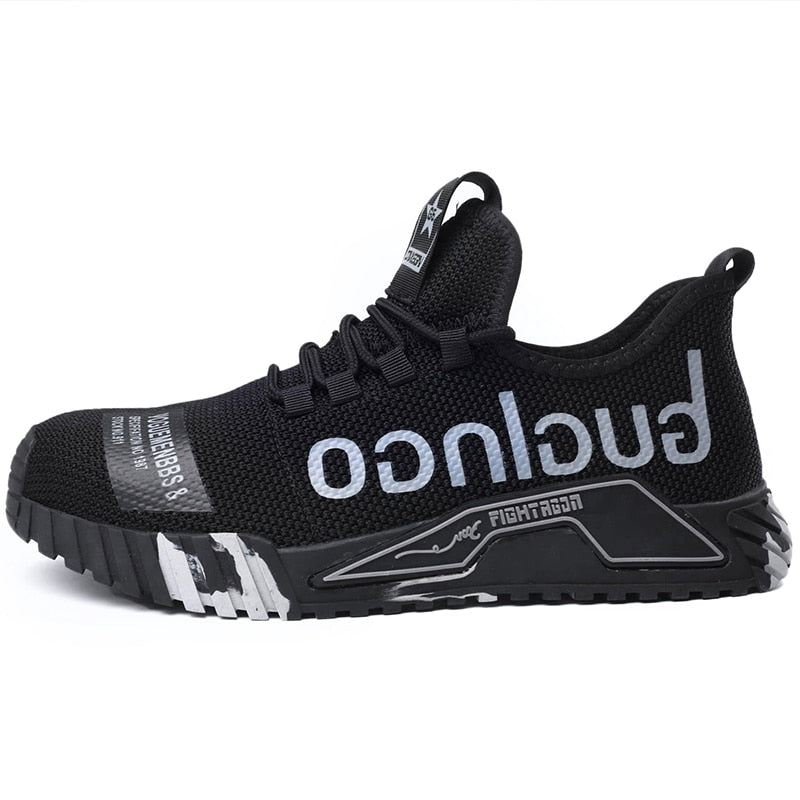 Herrsäkerhetsskor med ståltå