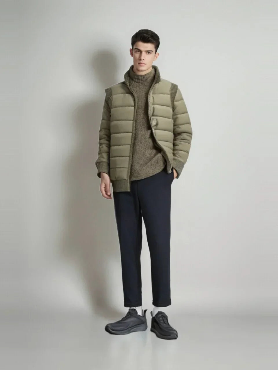 Fleeceväst för herr  Isolerad