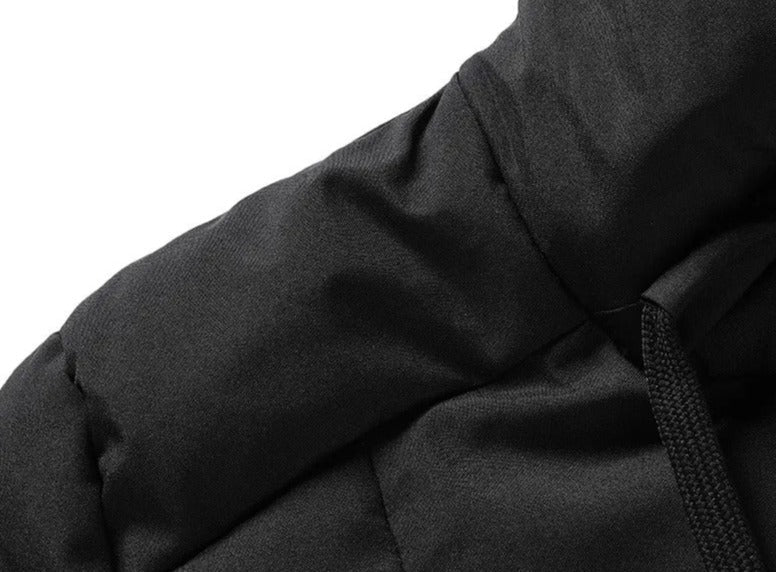 Vinterjacka med huva för män