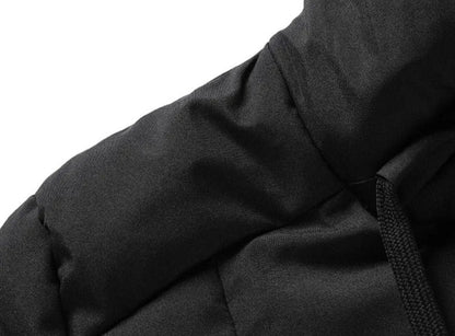 Herr vinterjacka med huva – stilren och isolerande för kalla dagar