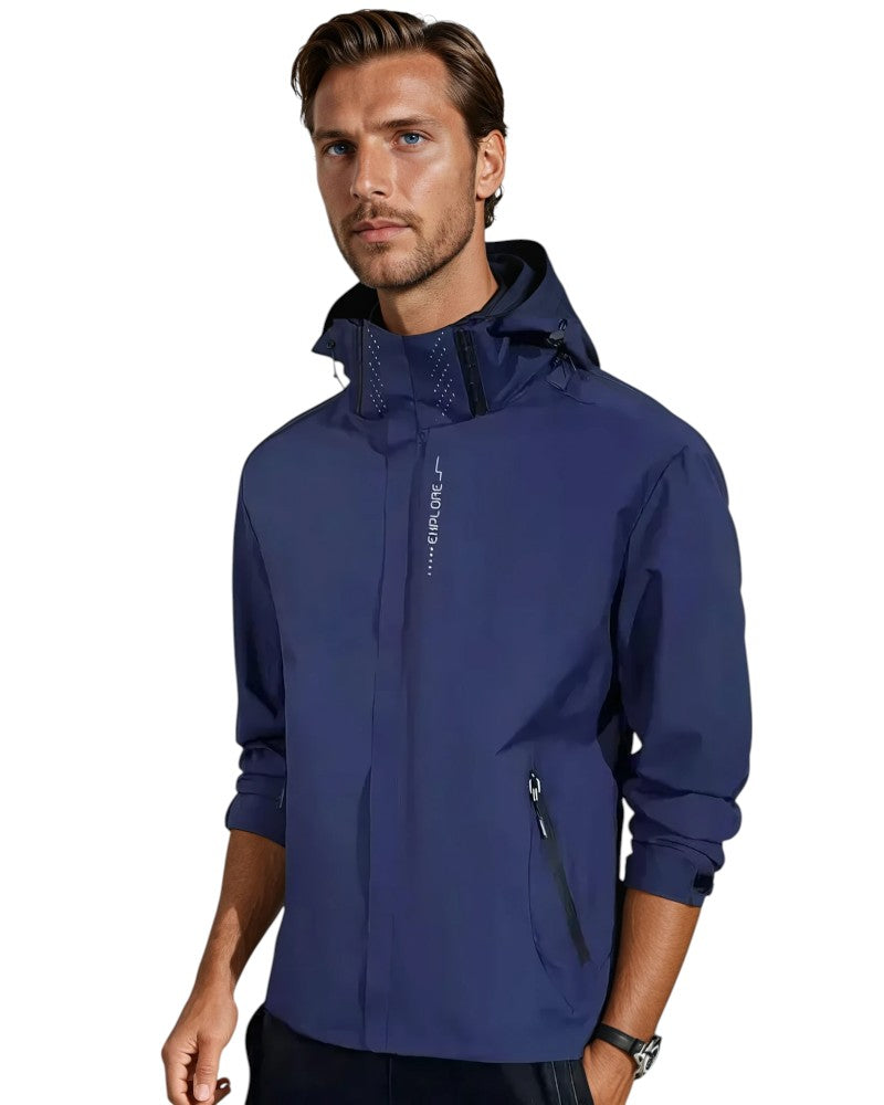 Herr Regnjacka Vattentät Lättvikts Packbar