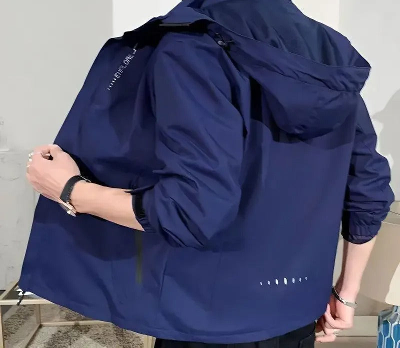 Herr Regnjacka Vattentät Lättvikts Packbar