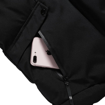 Herr vinterjacka med huva – stilren och isolerande för kalla dagar