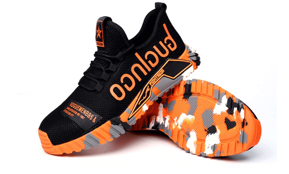 Herrsäkerhetsskor med ståltå