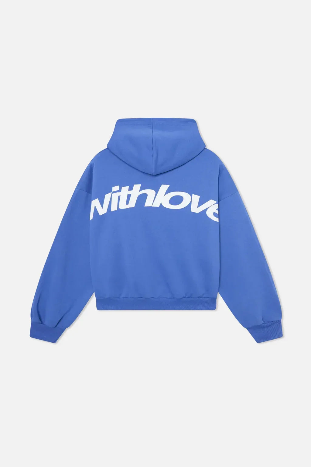 Unisex-hoodie i mjukt, varmt material med avslappnad passform (minimalistisk design)
